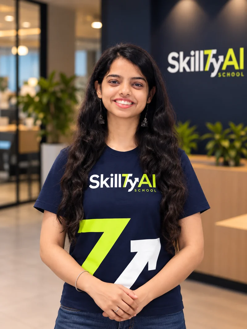 Dimple Ujjainia, Graphic Designer at SkillfyAI School