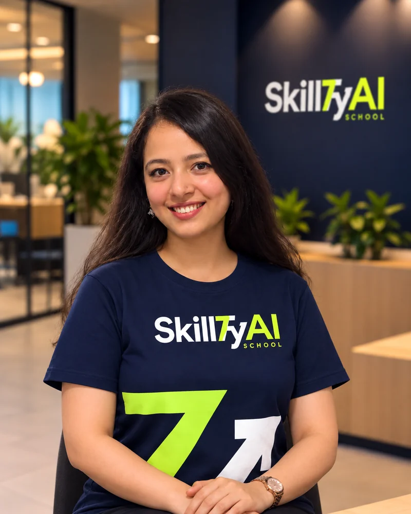 Dolly Thakur, Graphic Designer at SkillfyAI School
