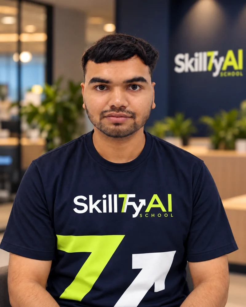 Vedansh Kadway, Full Stack Developer at SkillfyAI School